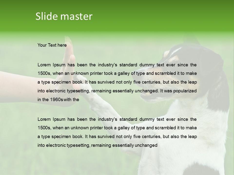 Career Young Job PowerPoint Template