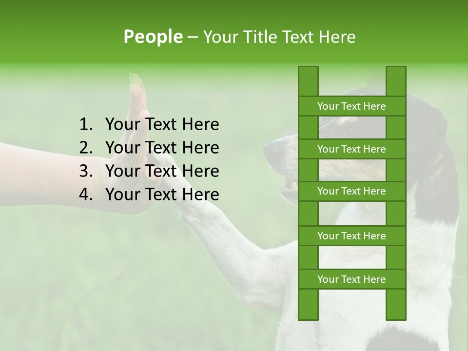 Career Young Job PowerPoint Template