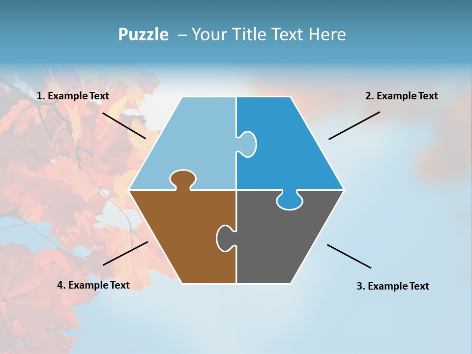 Foliage Maple Color PowerPoint Template