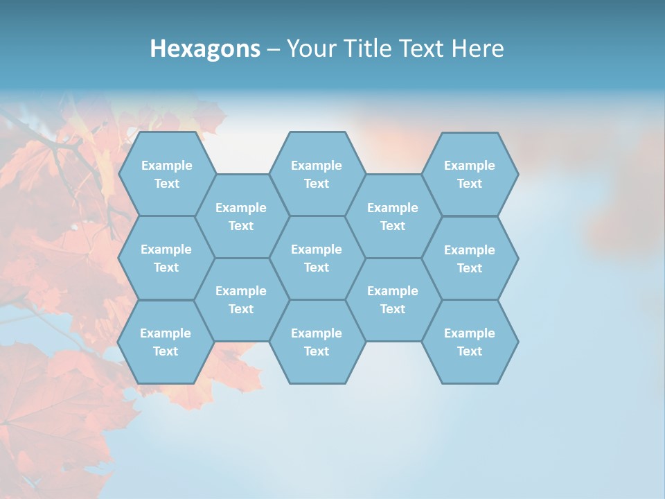 Foliage Maple Color PowerPoint Template