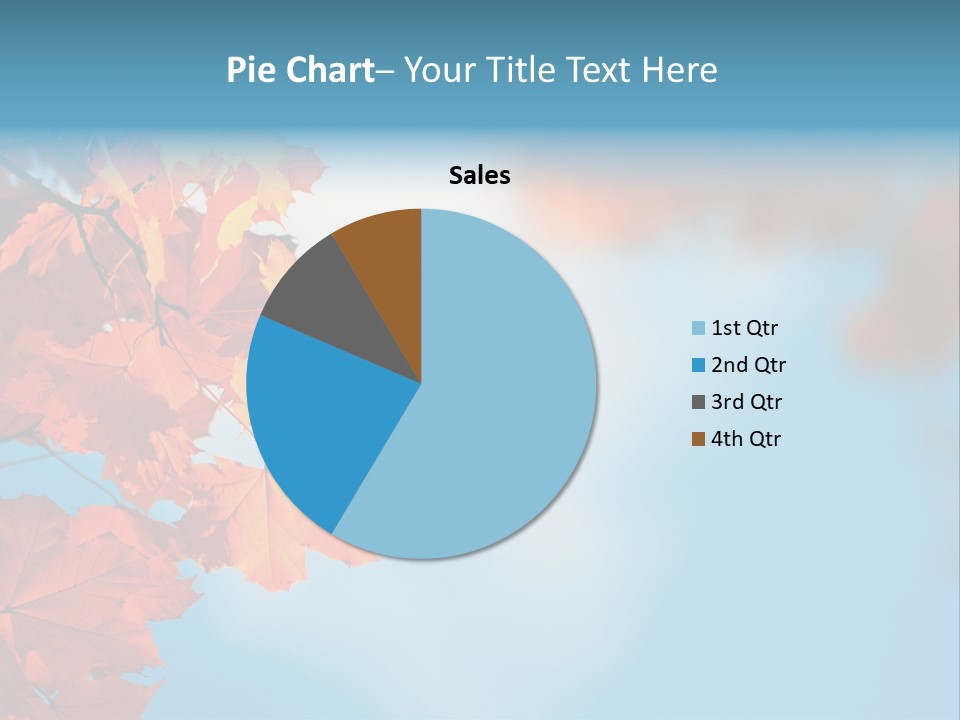 Foliage Maple Color PowerPoint Template