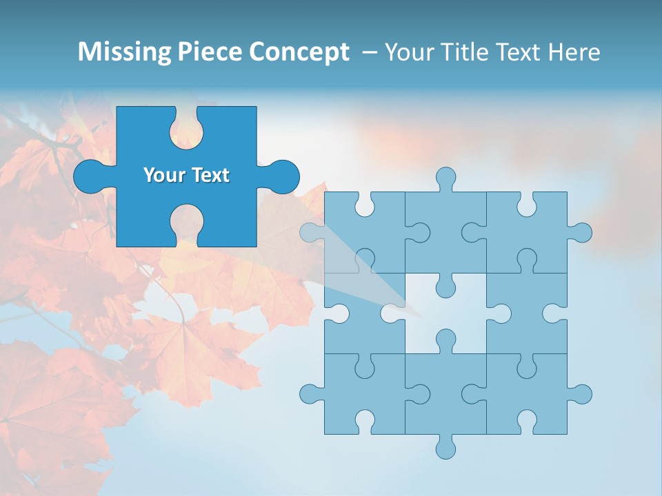 Foliage Maple Color PowerPoint Template