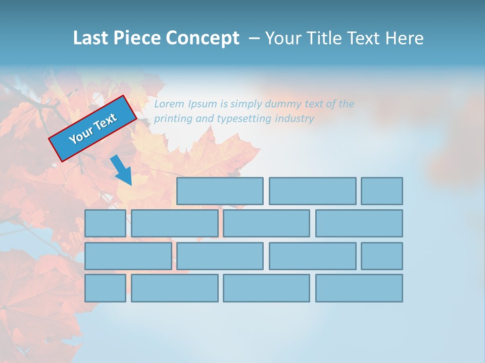 Foliage Maple Color PowerPoint Template