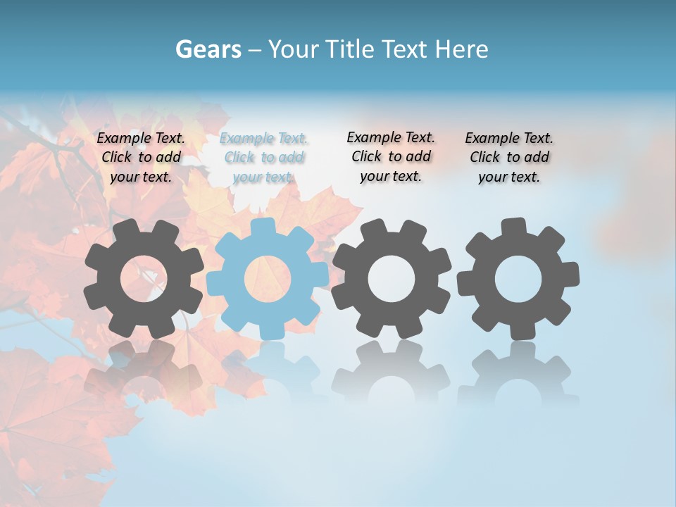 Foliage Maple Color PowerPoint Template