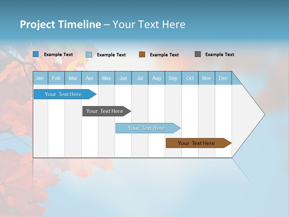 Foliage Maple Color PowerPoint Template