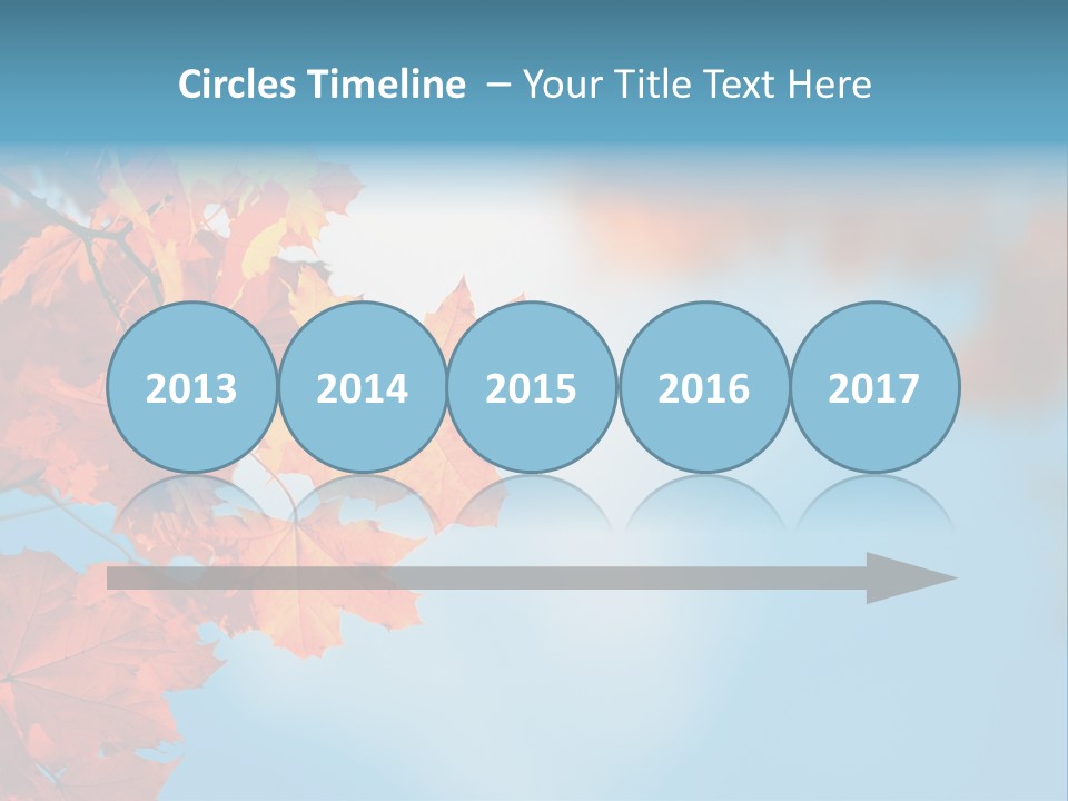 Foliage Maple Color PowerPoint Template