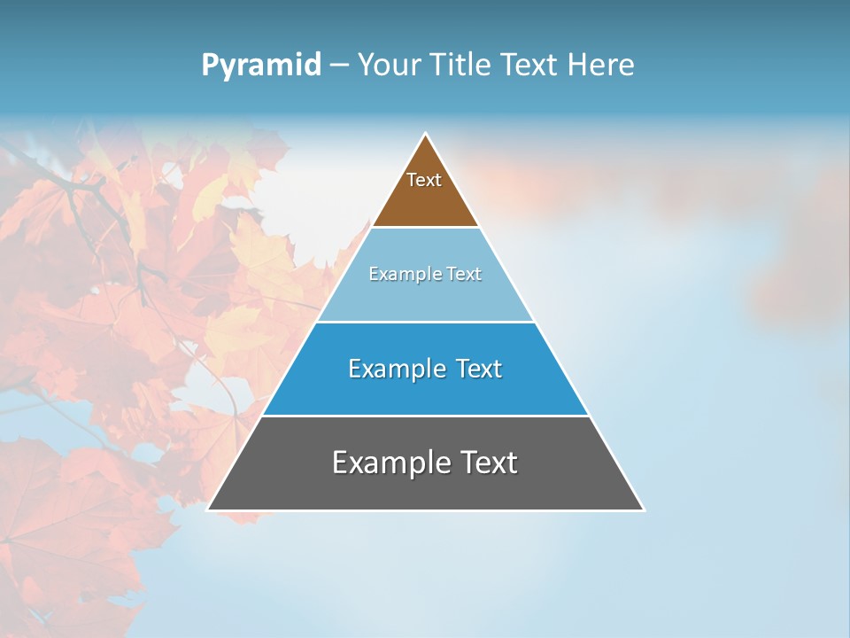 Foliage Maple Color PowerPoint Template