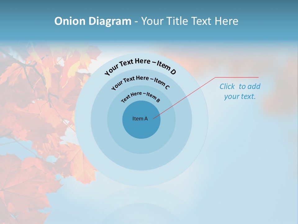 Foliage Maple Color PowerPoint Template