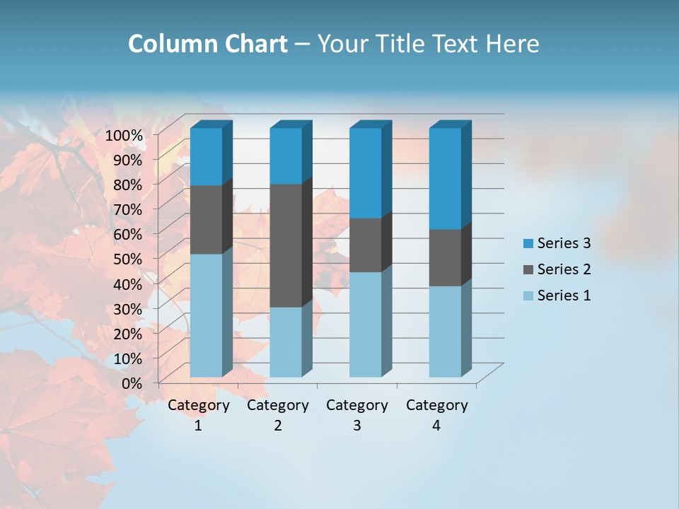 Foliage Maple Color PowerPoint Template