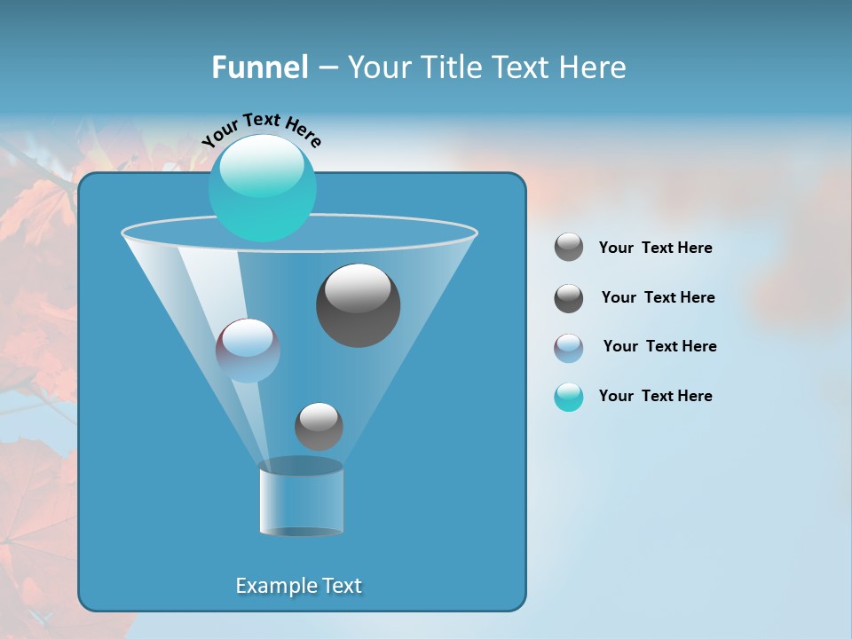 Foliage Maple Color PowerPoint Template