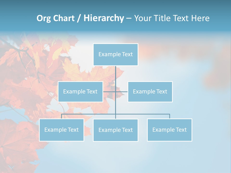 Foliage Maple Color PowerPoint Template