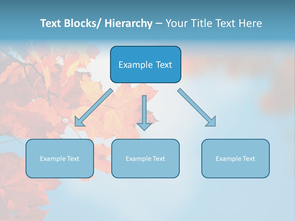 Foliage Maple Color PowerPoint Template