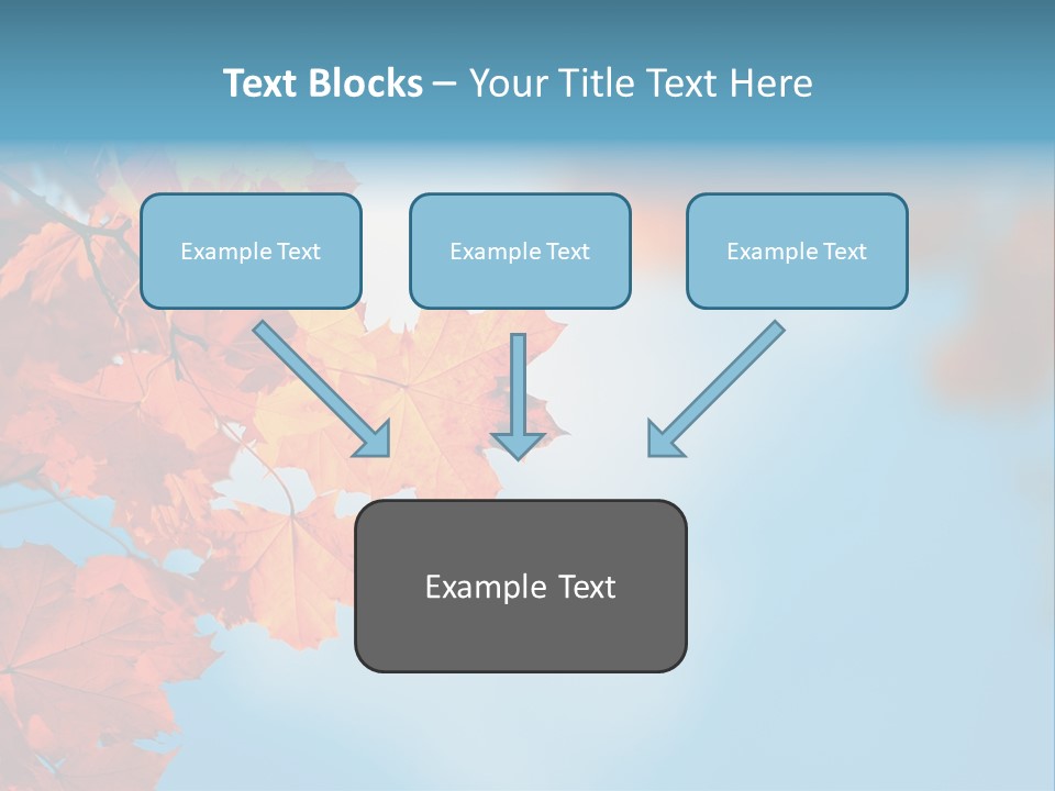 Foliage Maple Color PowerPoint Template