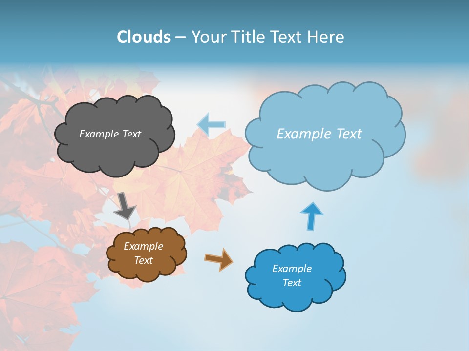 Foliage Maple Color PowerPoint Template