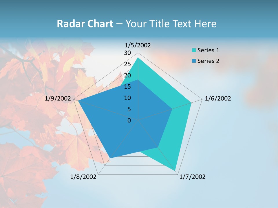 Foliage Maple Color PowerPoint Template