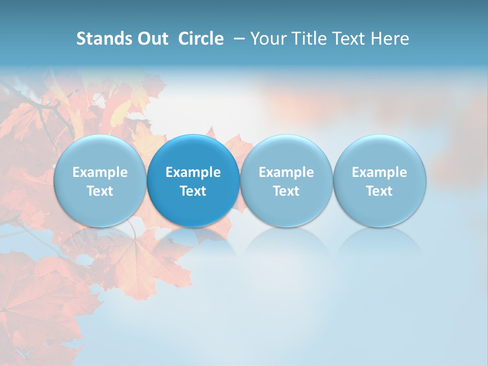 Foliage Maple Color PowerPoint Template