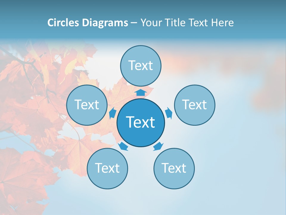 Foliage Maple Color PowerPoint Template