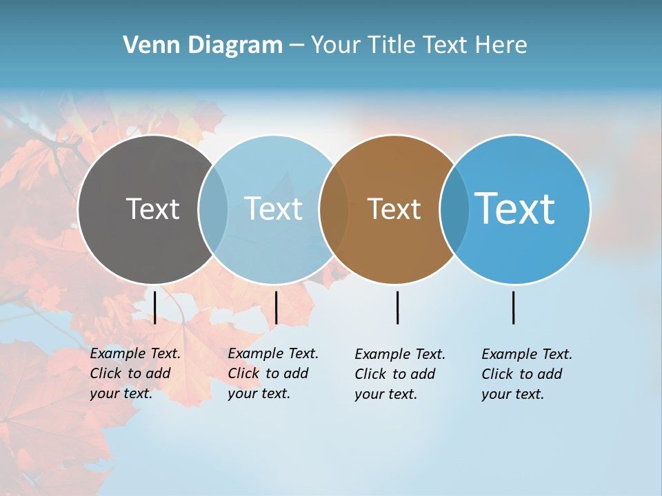 Foliage Maple Color PowerPoint Template