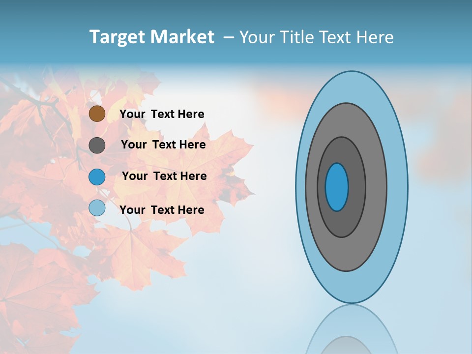 Foliage Maple Color PowerPoint Template