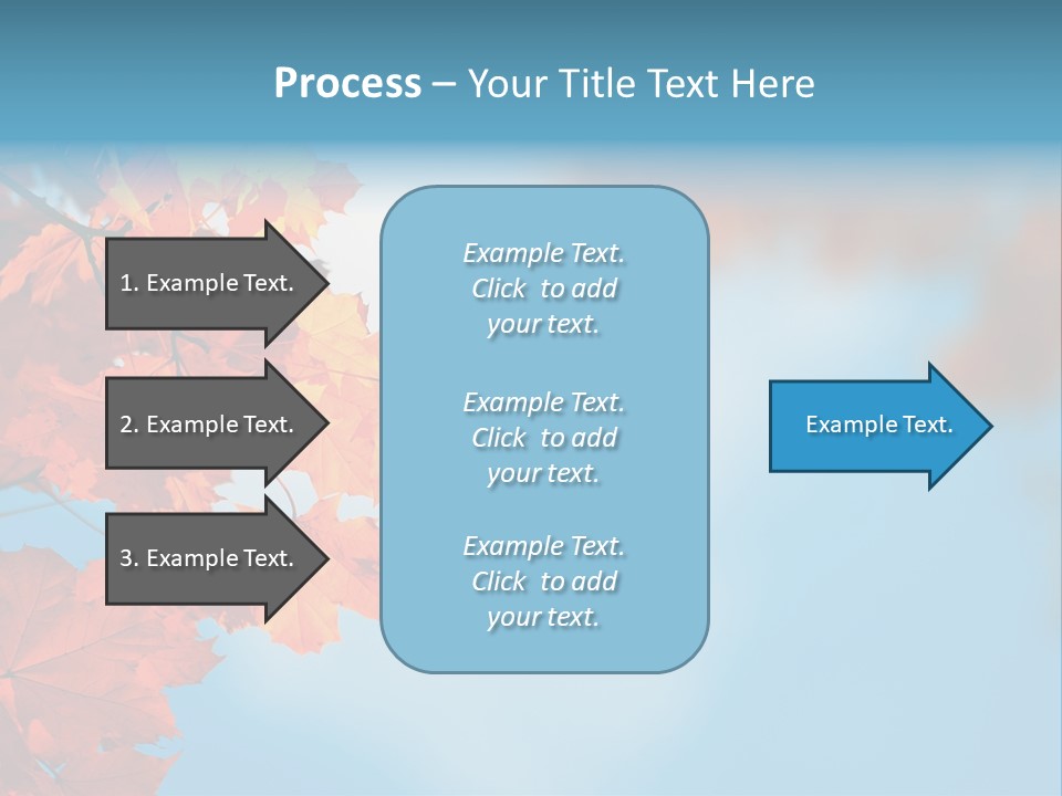 Foliage Maple Color PowerPoint Template