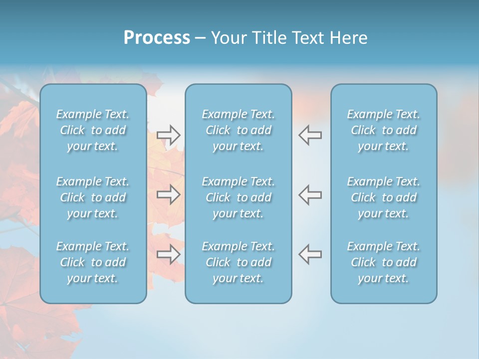 Foliage Maple Color PowerPoint Template