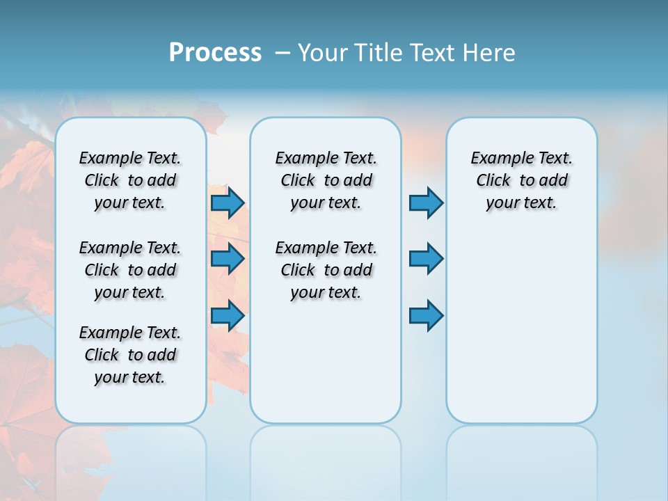 Foliage Maple Color PowerPoint Template