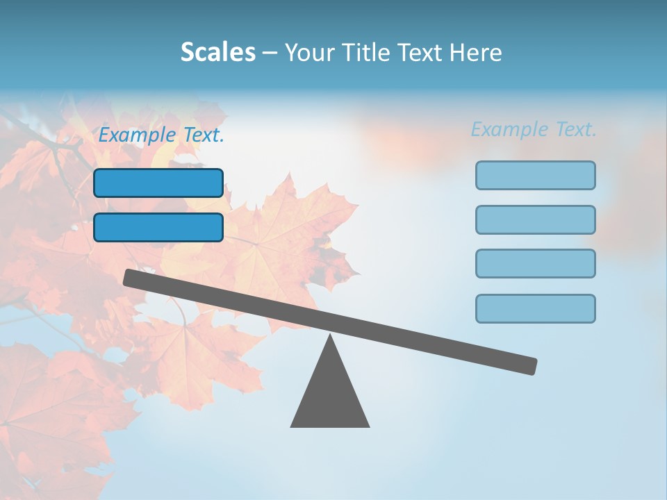 Foliage Maple Color PowerPoint Template