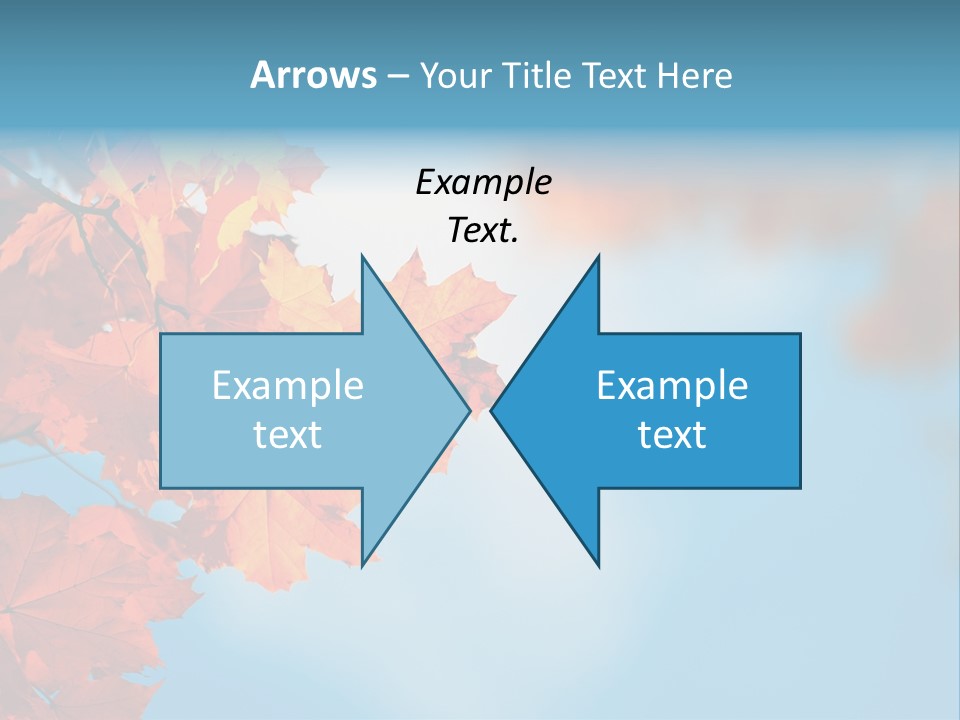 Foliage Maple Color PowerPoint Template