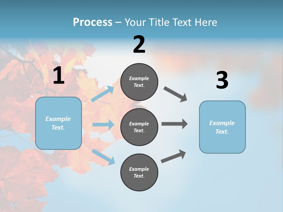 Foliage Maple Color PowerPoint Template