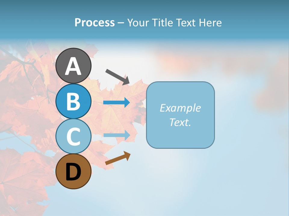 Foliage Maple Color PowerPoint Template