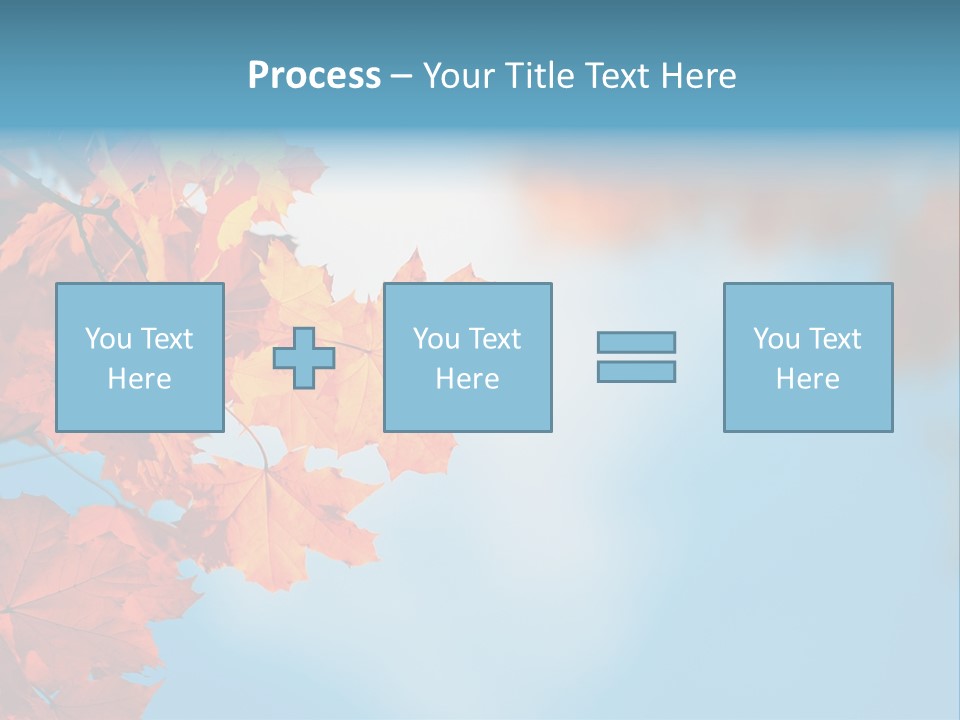 Foliage Maple Color PowerPoint Template