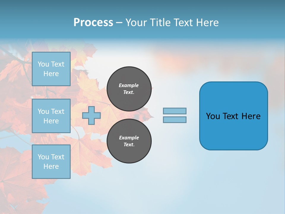 Foliage Maple Color PowerPoint Template