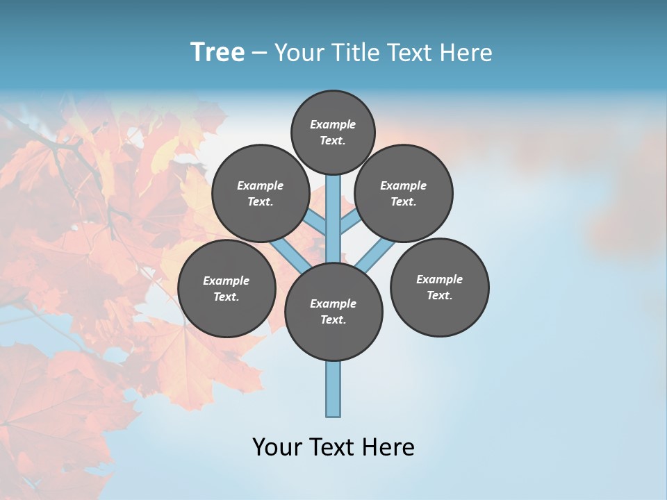 Foliage Maple Color PowerPoint Template