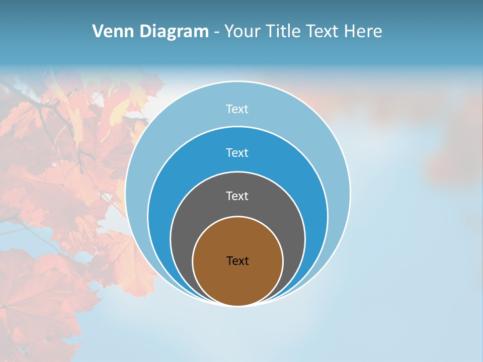 Foliage Maple Color PowerPoint Template