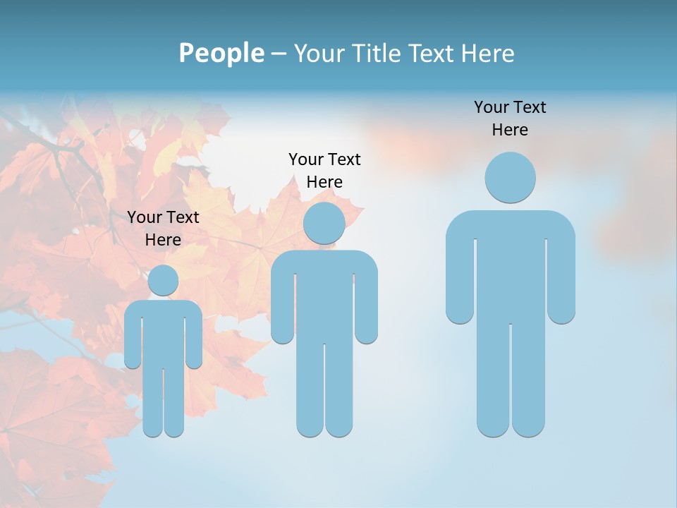 Foliage Maple Color PowerPoint Template