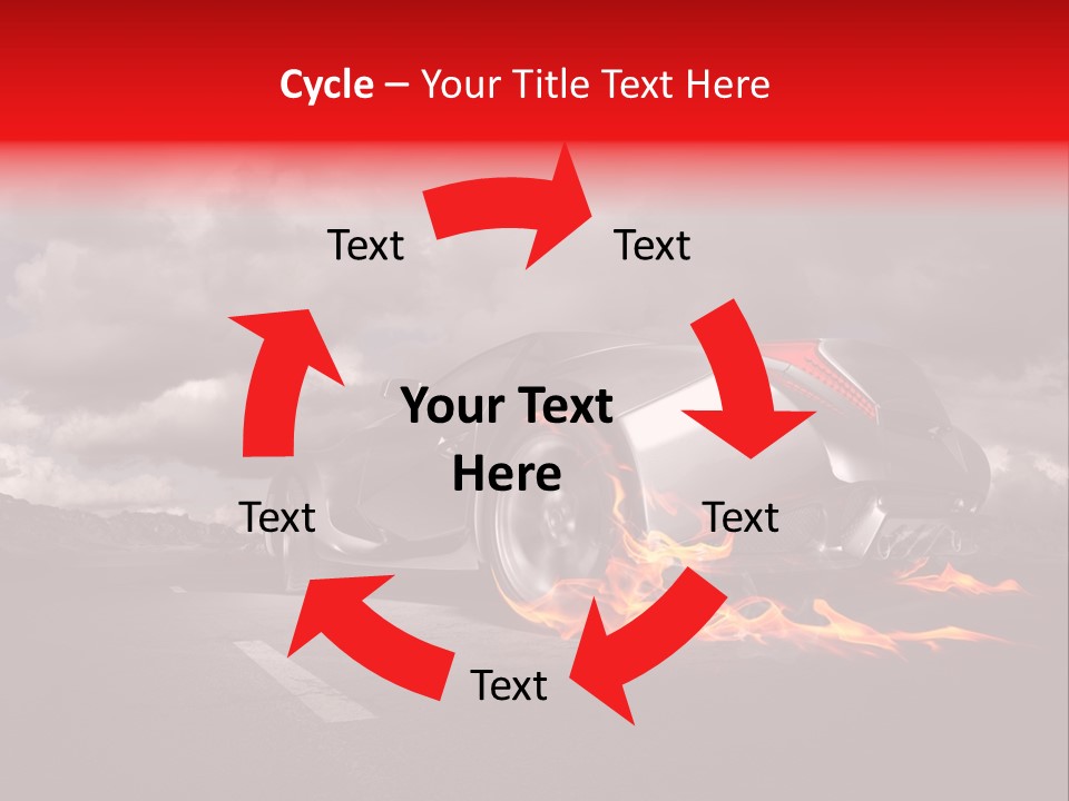 Coupe Burning Design PowerPoint Template