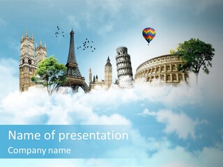 Capital Pisa Travel PowerPoint Template