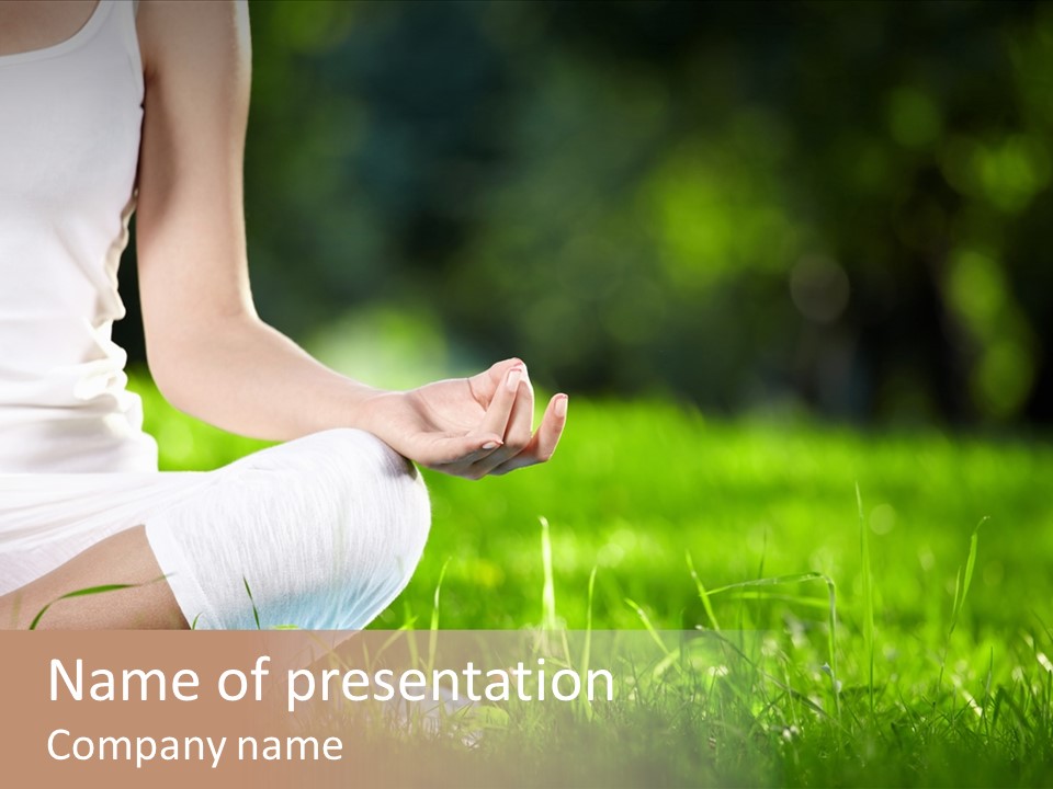 Person Summer Concentration PowerPoint Template