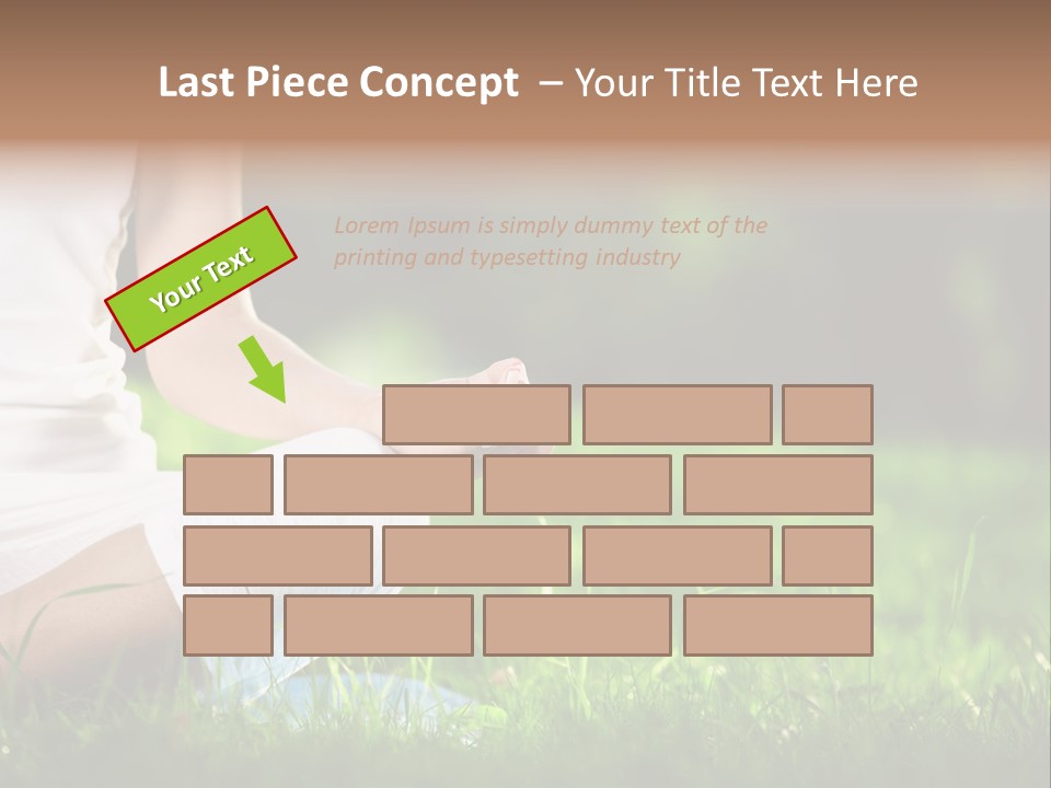 Person Summer Concentration PowerPoint Template