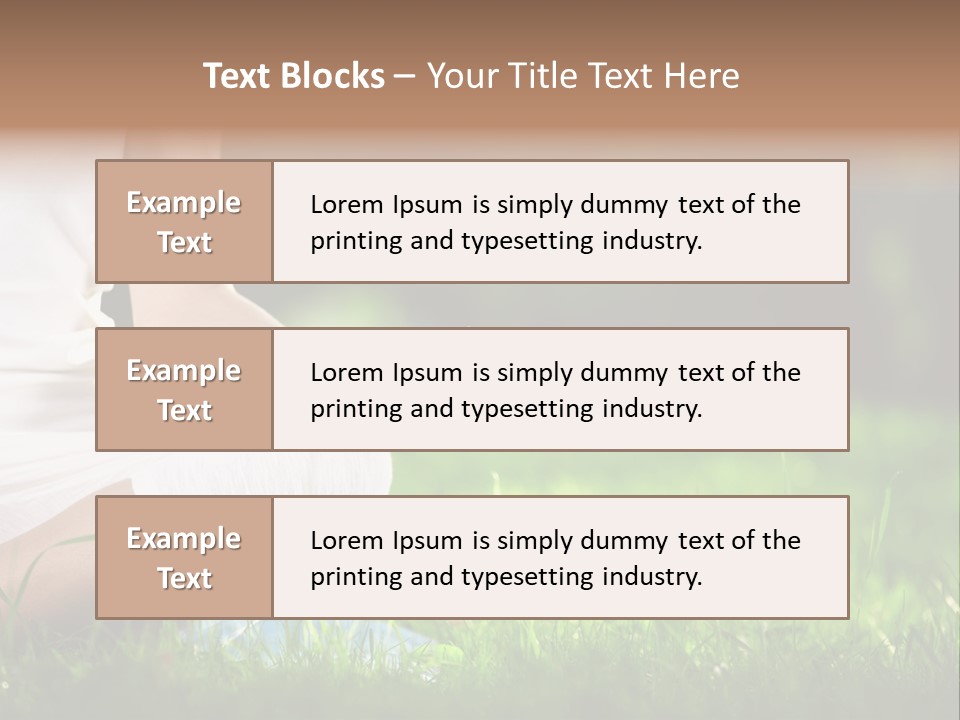 Person Summer Concentration PowerPoint Template