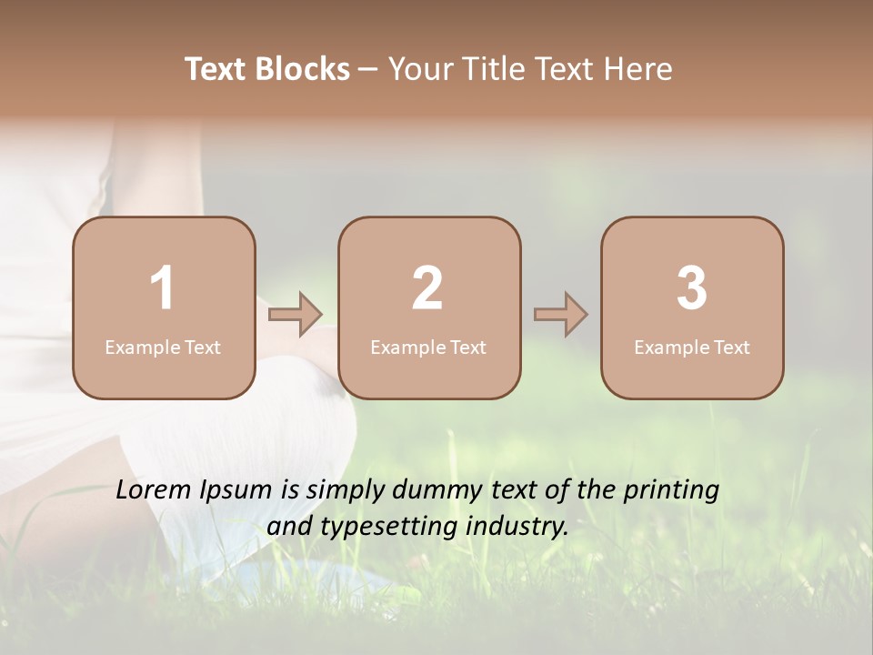 Person Summer Concentration PowerPoint Template