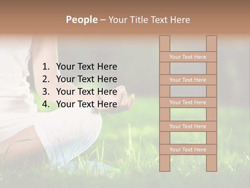 Person Summer Concentration PowerPoint Template