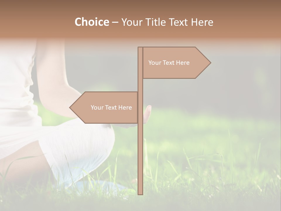 Person Summer Concentration PowerPoint Template