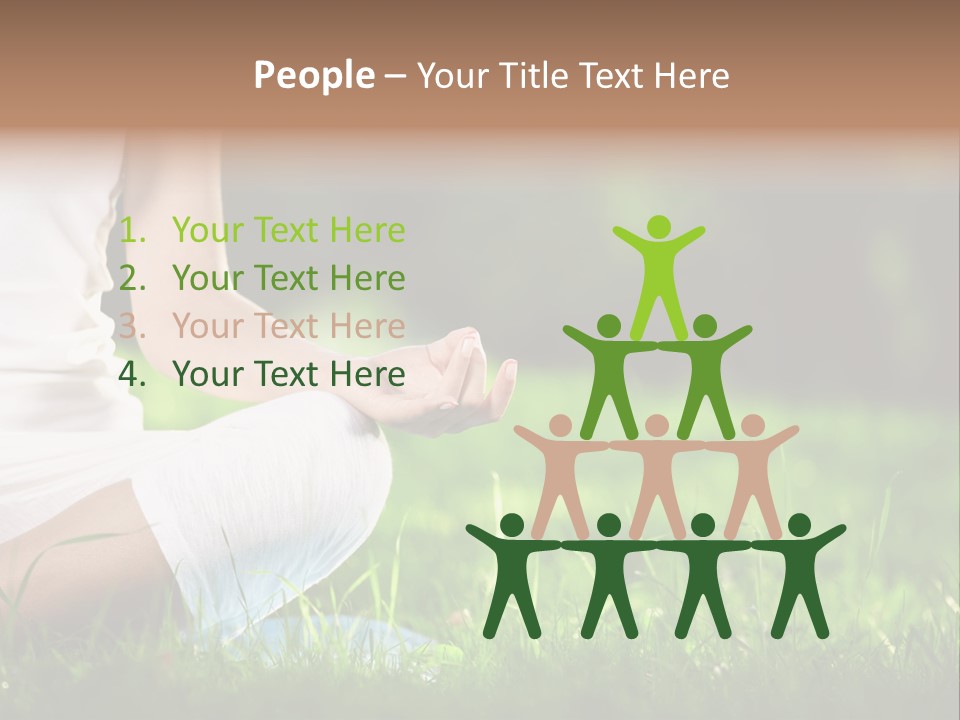 Person Summer Concentration PowerPoint Template