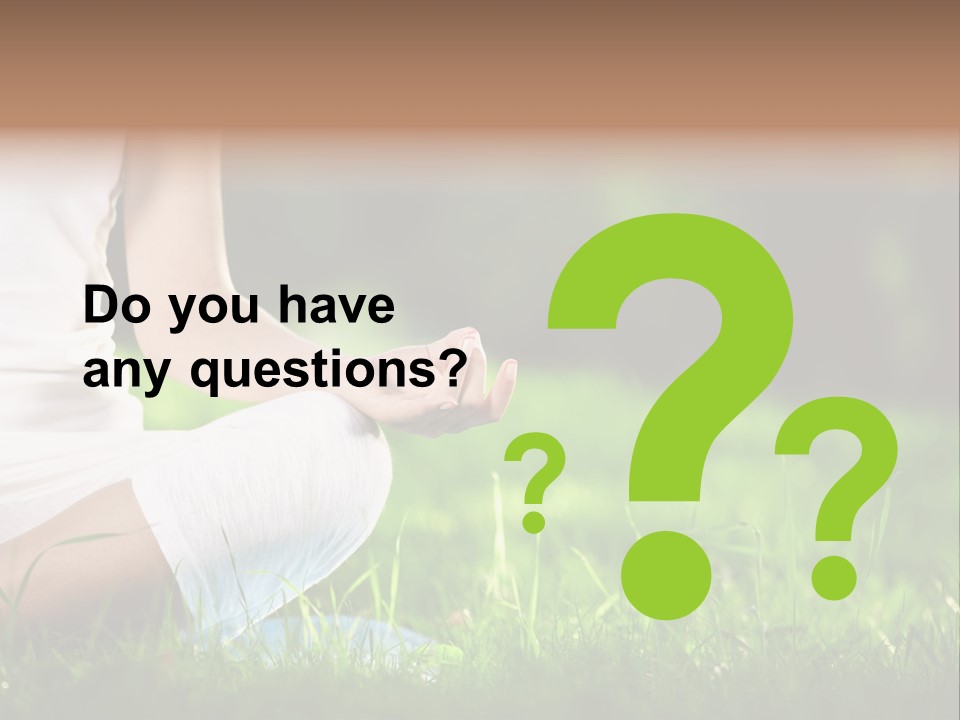 Person Summer Concentration PowerPoint Template