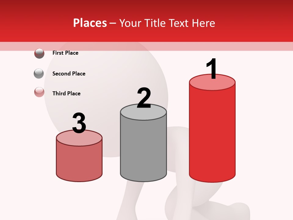 Leadership Isolated Finish PowerPoint Template