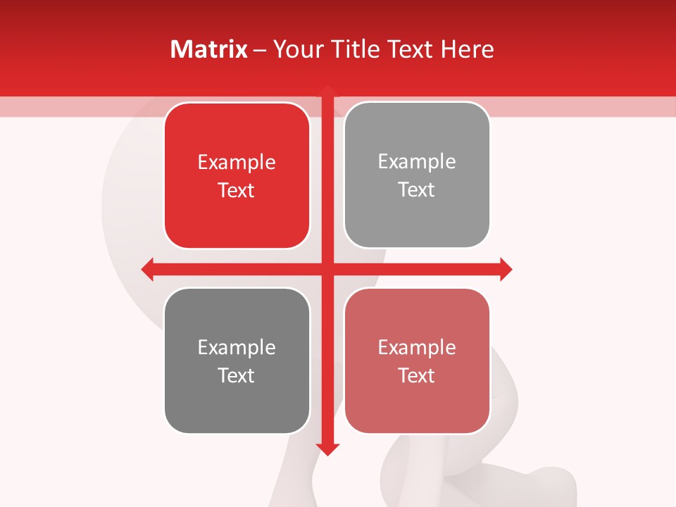 Leadership Isolated Finish PowerPoint Template