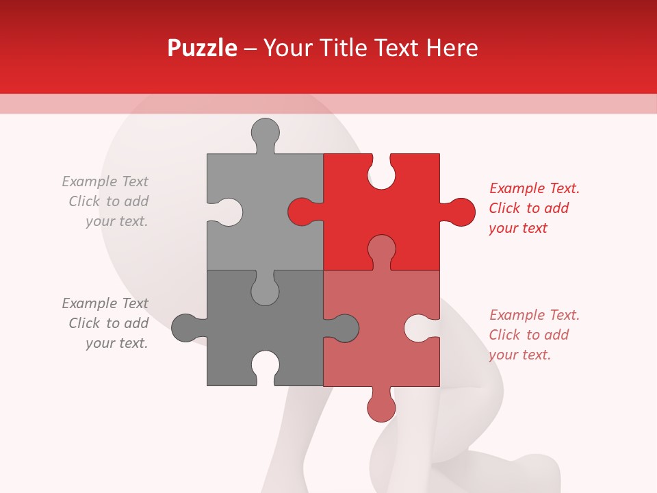 Leadership Isolated Finish PowerPoint Template