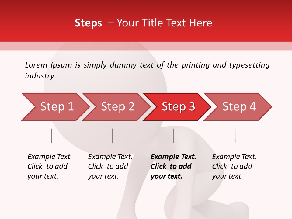 Leadership Isolated Finish PowerPoint Template