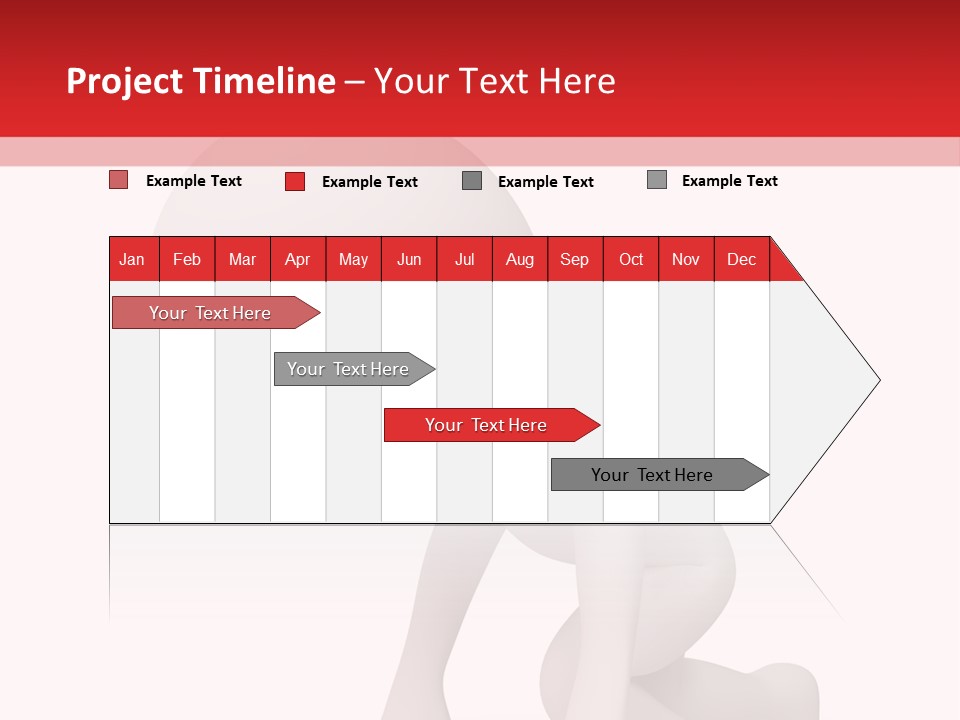 Leadership Isolated Finish PowerPoint Template